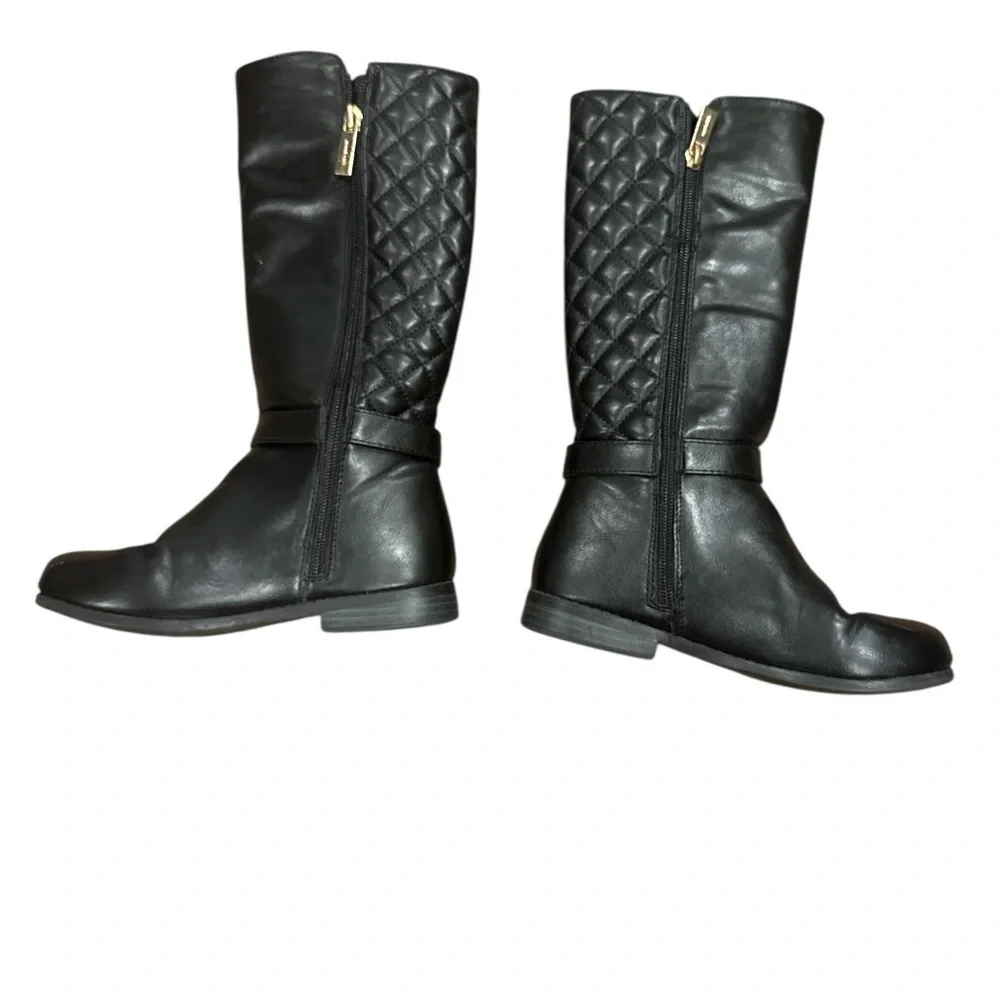 Michael KORS kids Sleek Black Over the Knee Boots